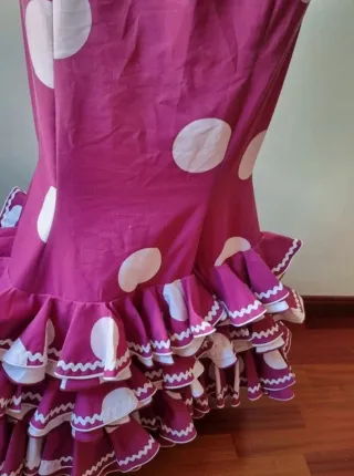 Falda flamenca y blusa talla M