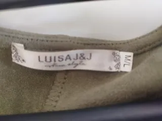 Vestido verde con cremallera