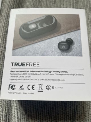 Auriculares Inalámbricos SoundPEATS Negros