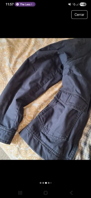 Cazadora Springfield Talla L Azul Marino