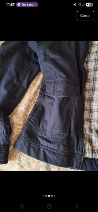 Cazadora Springfield Talla L Azul Marino