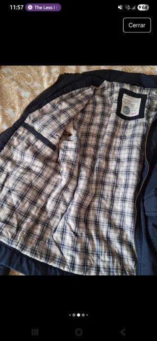 Cazadora Springfield Talla L Azul Marino