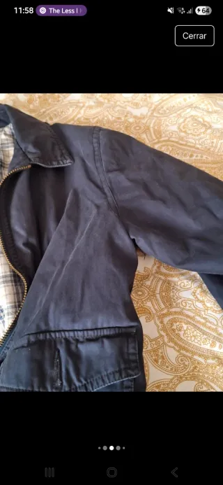 Cazadora Springfield Talla L Azul Marino