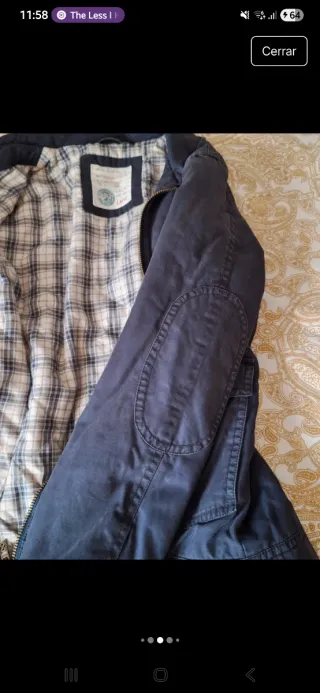 Cazadora Springfield Talla L Azul Marino