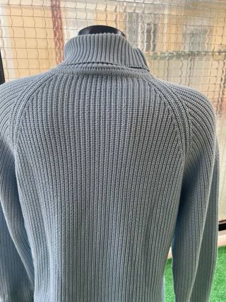 Jersey Lacoste Cuello Alto Azul