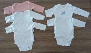 5 Bodys Bebé 3-6 Meses (Talla 68cm)