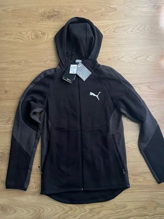 Sudadera Puma Negra Talla S (etiquetas)