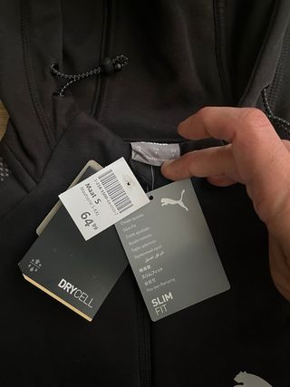 Sudadera Puma Negra Talla S (etiquetas)