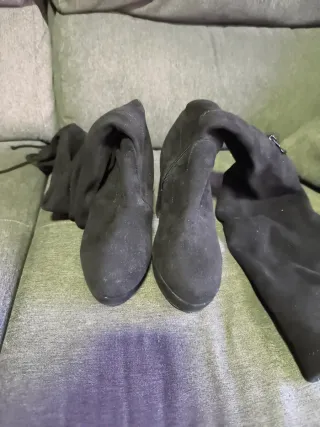 Botas altas negras mujer talla 35