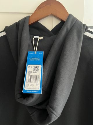 Sudadera Adidas Crop Top Negra