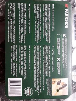 Set Sierras Corona Bimetálicas Parkside