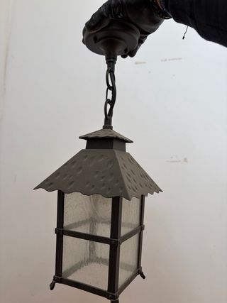 Juego de 2 lámparas techo y pared.