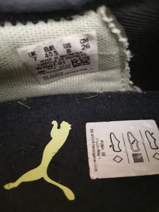 Scarpe calcetto Puma blu/giallo