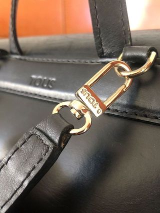 Mochila Tous Piel Negra + Bolso REGALO