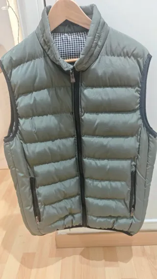 Chaleco acolchado verde
