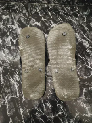 Chanclas Camuflaje Beige y Verde