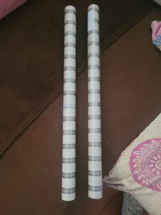 Papel pared beige y gris