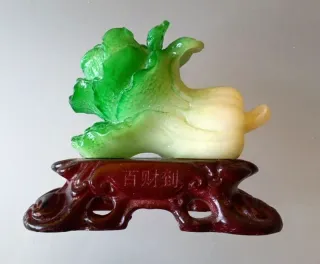 Statua Feng Shui Bai Choi/Pok Choi cinese