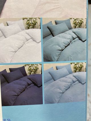 Conjunto funda nórdica 230x220 cm gris