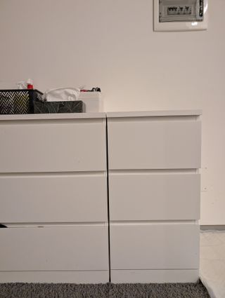 IKEA Cassettiera MALM 3 cassetti, bianco