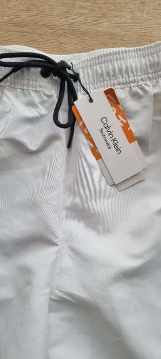 Costume da bagno Calvin Klein bianco, taglia L