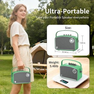 Karaoke Bluetooth 120 W verde NUEVO