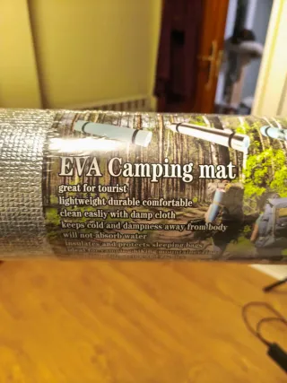 Esterilla de camping azul