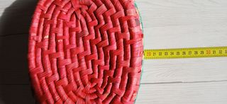 2 cestini ovali in vimini