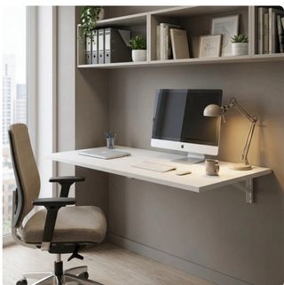 Mesa Abatible Blanca 140cm