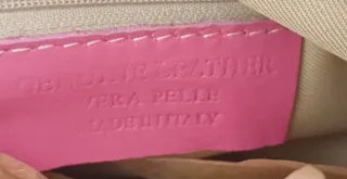 Bolso BULAGI de piel auténtica (Vera Pelle)