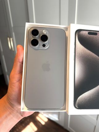 iPhone 15 Pro Max 91% Titanio natural 256gb