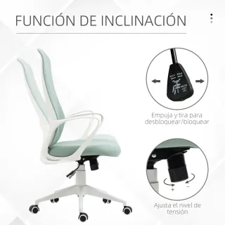 Silla de Oficina Giratoria Ajustable