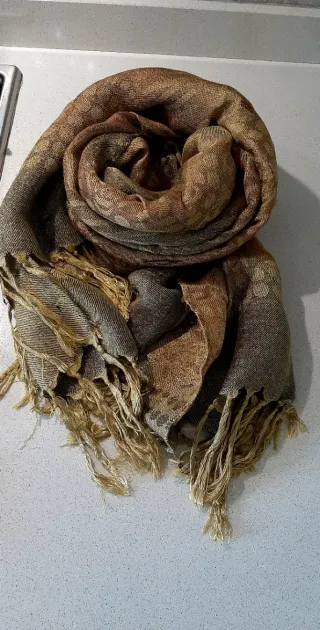 Sciarpa double face dalle varie sfumature