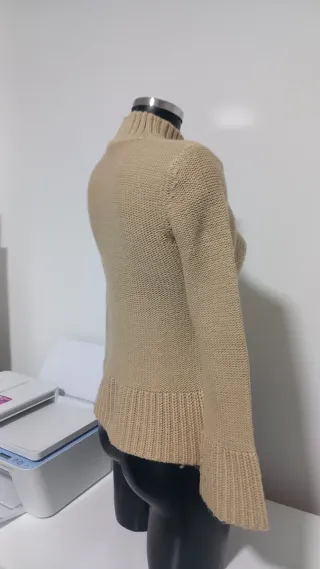 Maglioncino donna beige