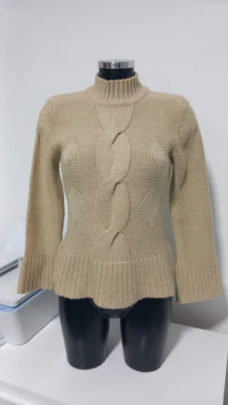 Maglioncino donna beige