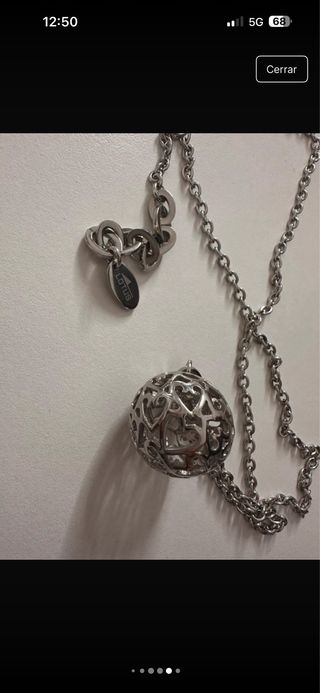 Colgante Plata Lotus con Cadena