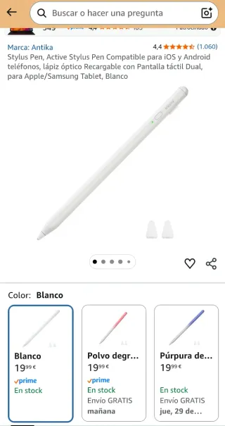 Lápiz Táctil Antika para Tablet/Móvil