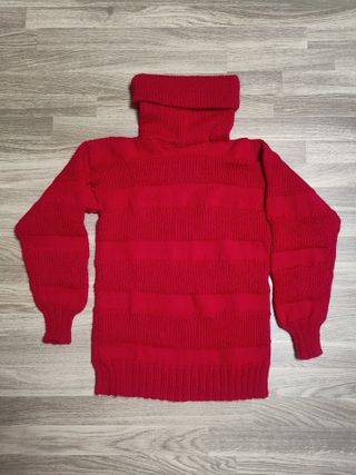 Jersey de punto de cuello alto