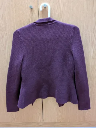 Chaqueta Zara Morada Talla S