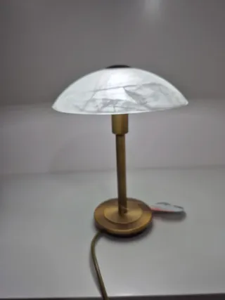 Lámpara LED estilo Art Deco función táctil.