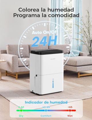Deshumidificador compresor 12 L/día  NUEVO
