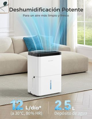 Deshumidificador compresor 12 L/día  NUEVO