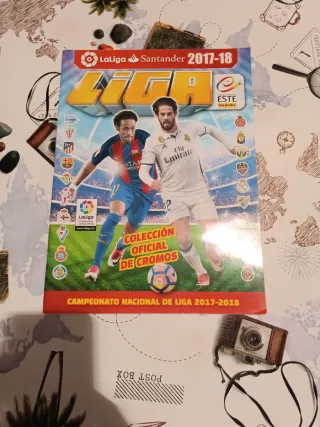 Album vacío Liga Santander 2017-2018 Panini