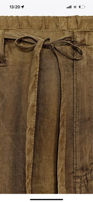 Pantalón pijama ancho con lazada