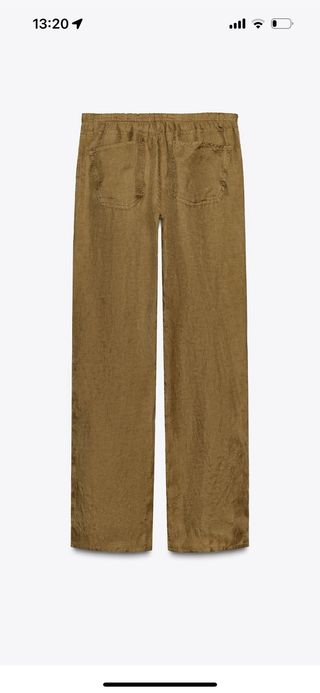 Pantalón pijama ancho con lazada