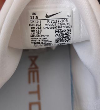 45.5 - Nike Free Metcon 6 - White/Gum Light Brown