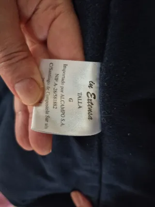 Anorak gris y marron