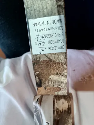 Arco de poleas con funda y flechas