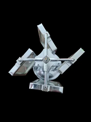 Porta-fotos moldura rotativo vintage Art Déco