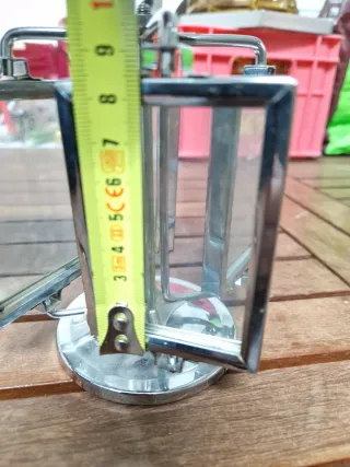 Porta-fotos moldura rotativo vintage Art Déco